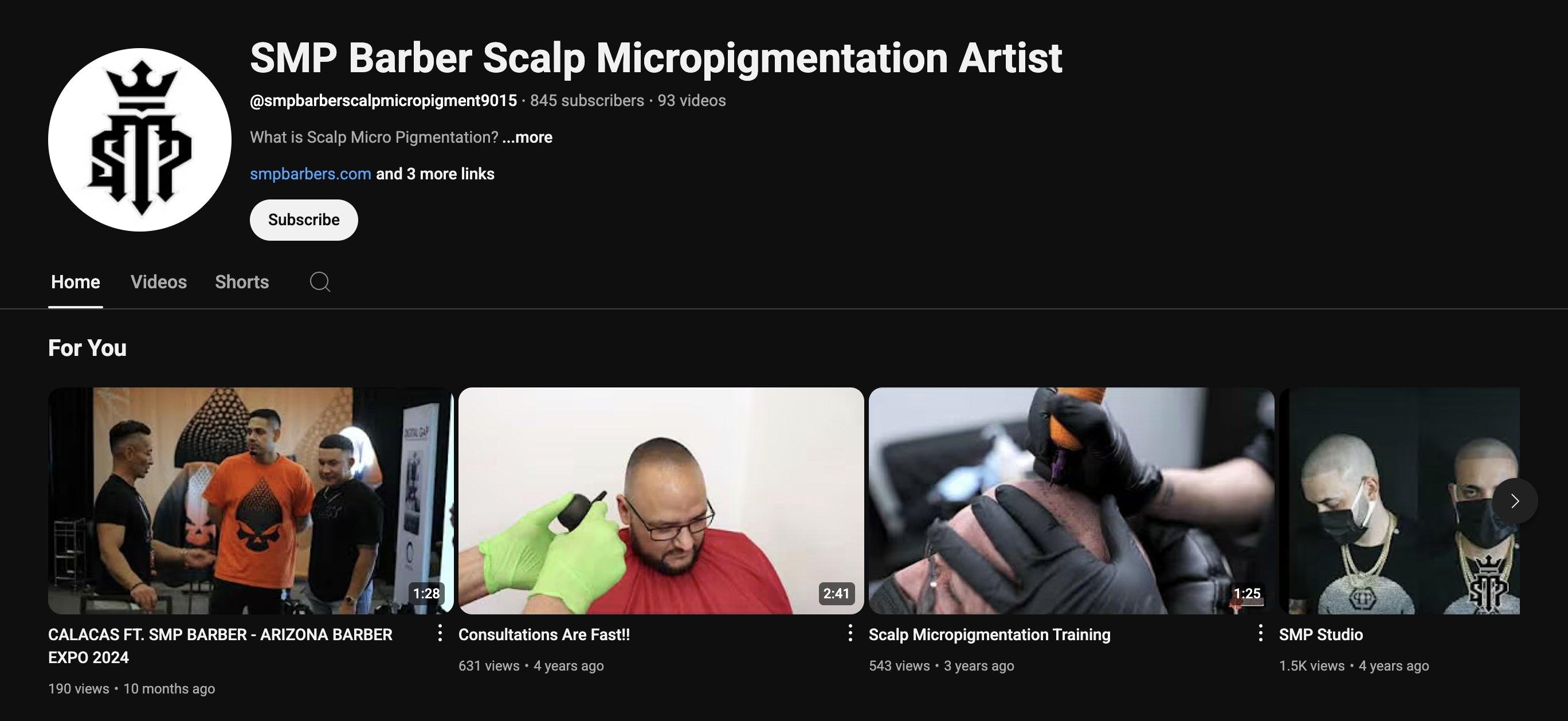 Visit SMP Channel on YouTube